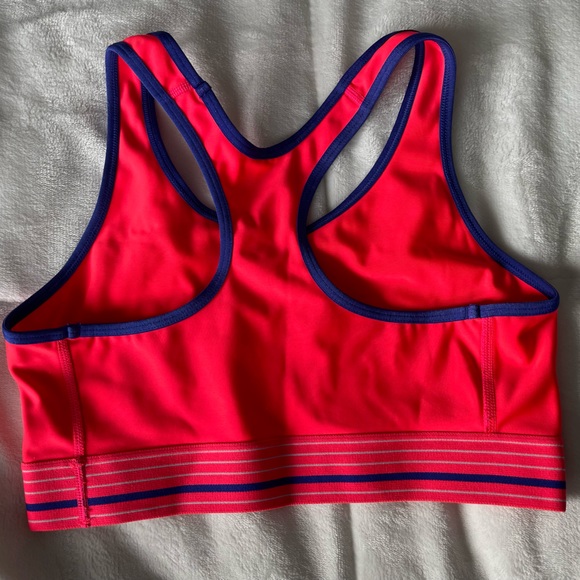 Small Under Armour Sports Bra, Bright Pink and Purple - Picture 2 of 4